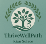 ThriveWellPath logo with tree symbol – your path to healing and balance